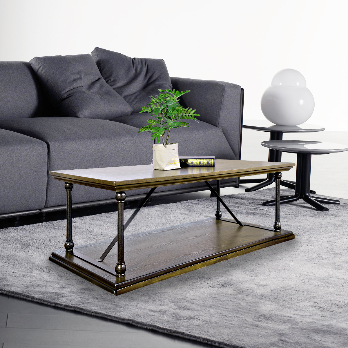 4 Legs Coffee Table with storage
