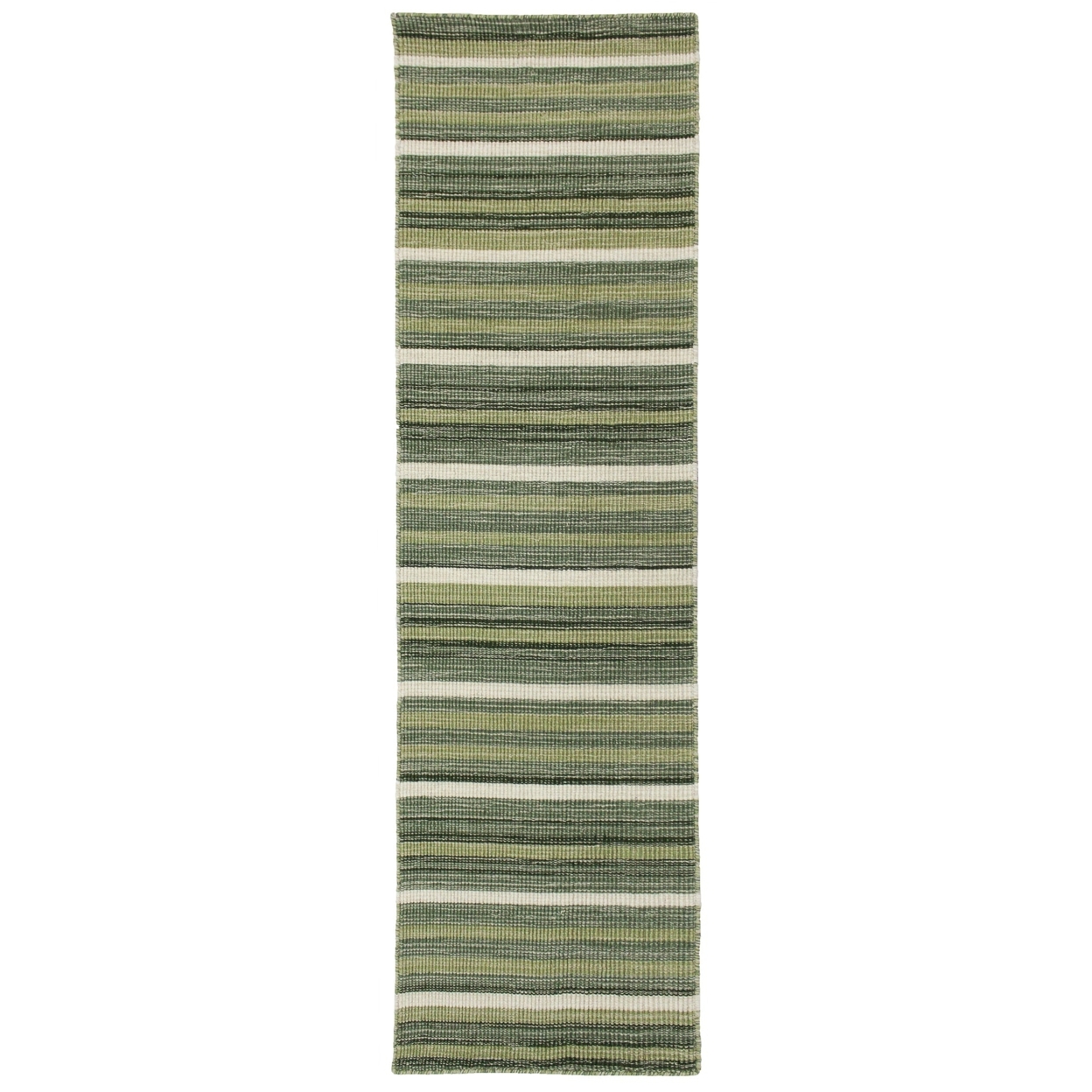 Liora Manne Aruba Faded Stripe Indoor Area Rug Green - 2' X 7'6