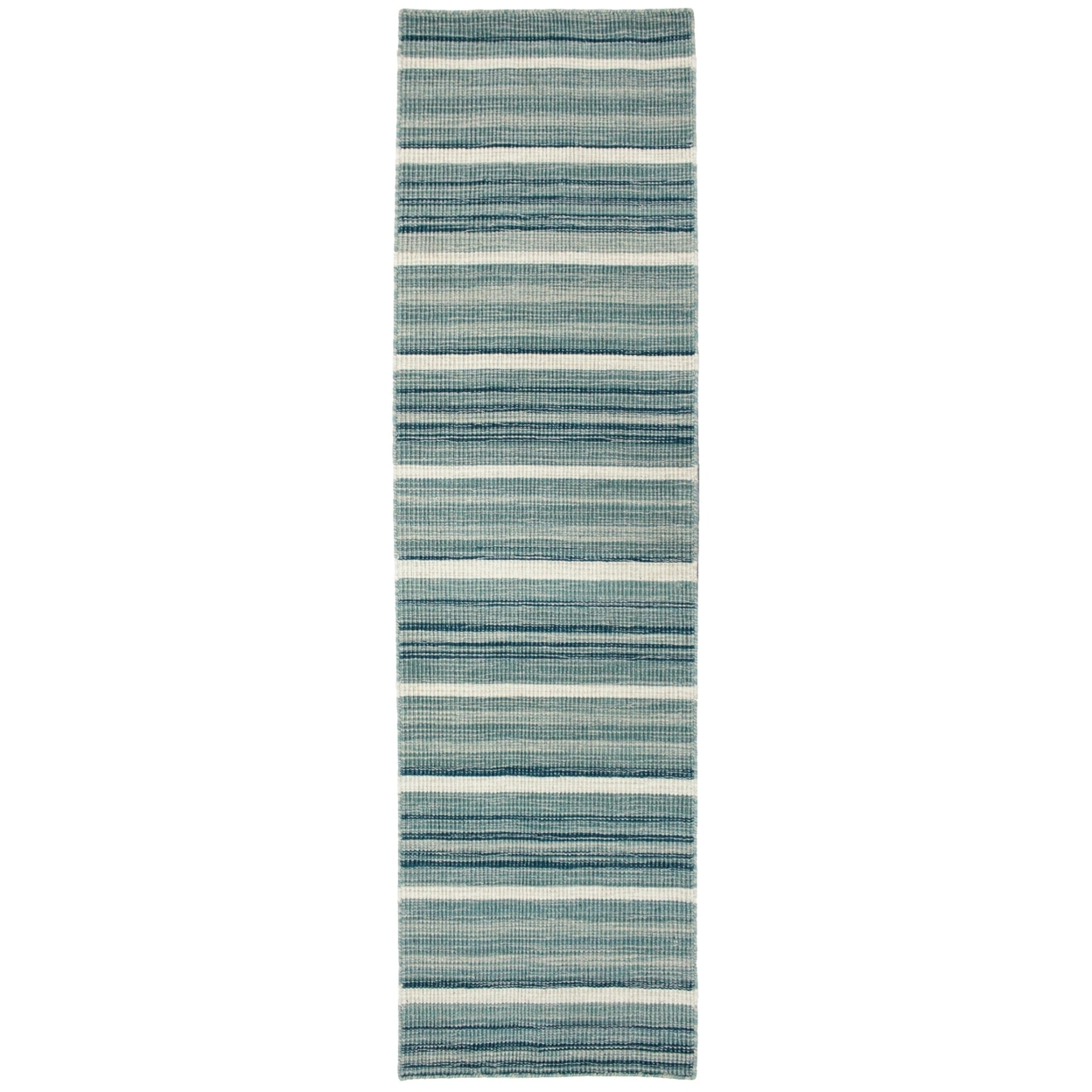 Liora Manne Aruba Faded Stripe Indoor Area Rug Aqua - 2' X 7'6