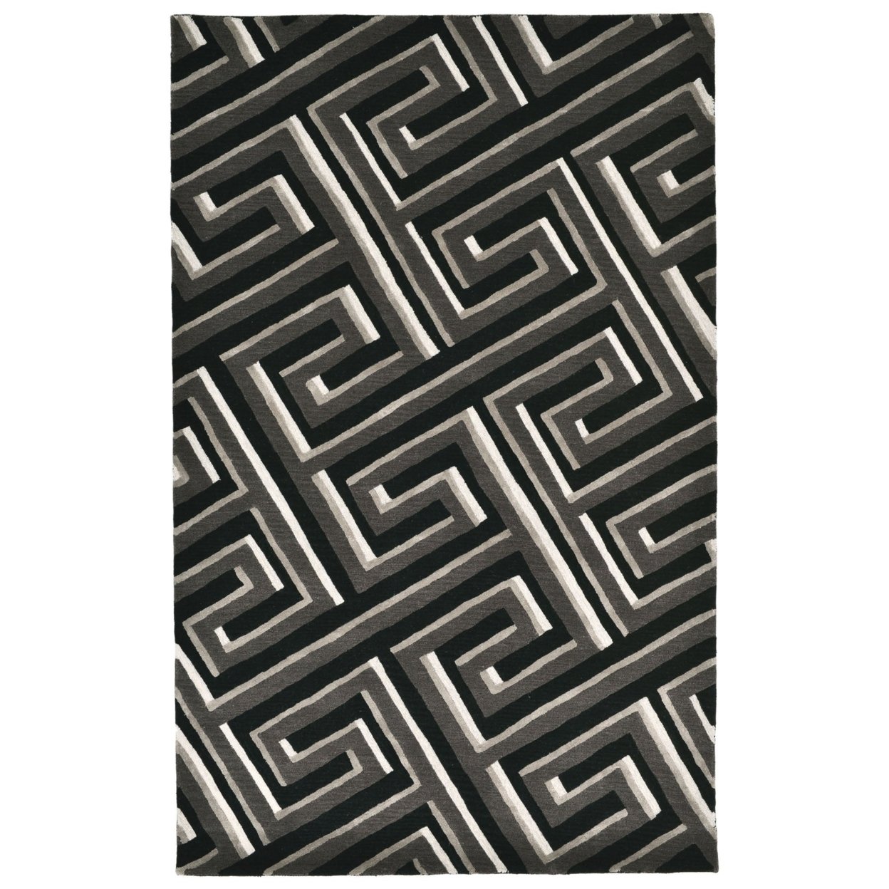 Liora Manne Roma Maze Indoor Rug Grey - 5' X 8'