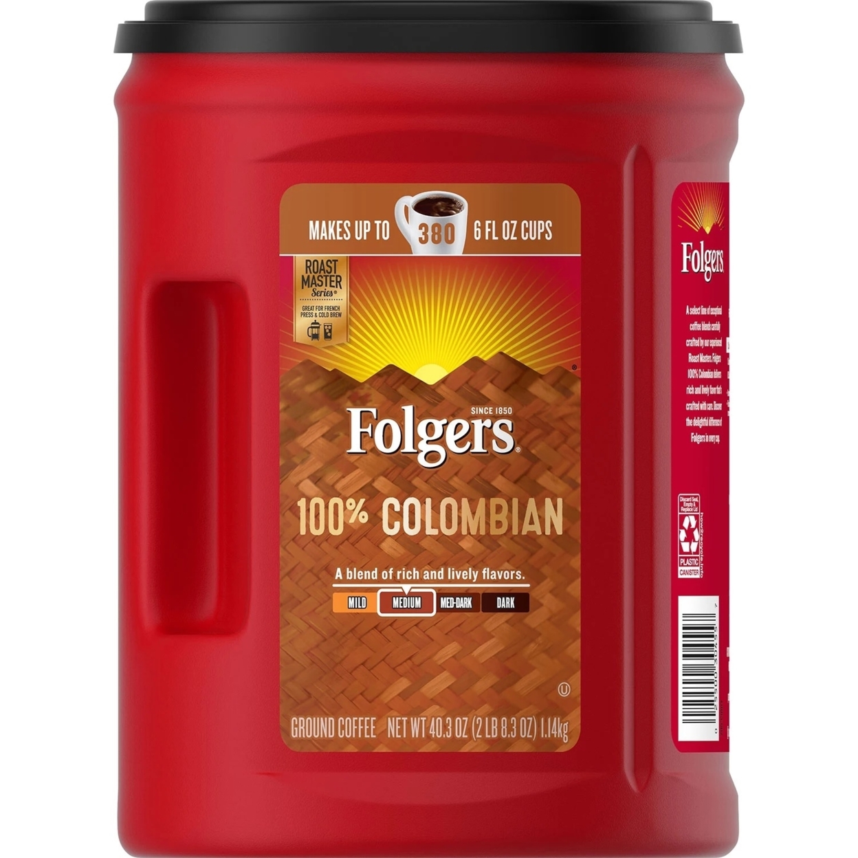 Folgers 100% Medium Roast Ground Colombian Coffee (40.3 Ounce)