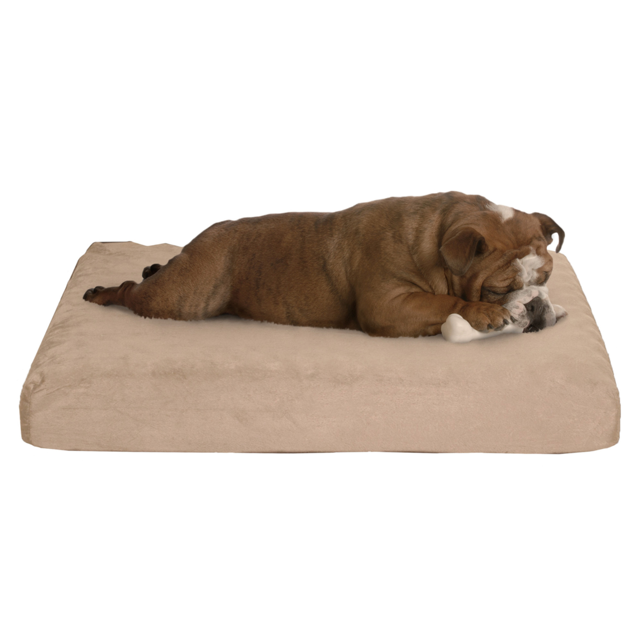 PETMAKER Medium Memory Foam Dog Bed With Removable Cover