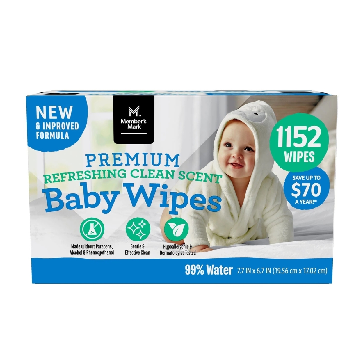 Member's Mark Premium Scented Baby Wipes (1,152 Count)