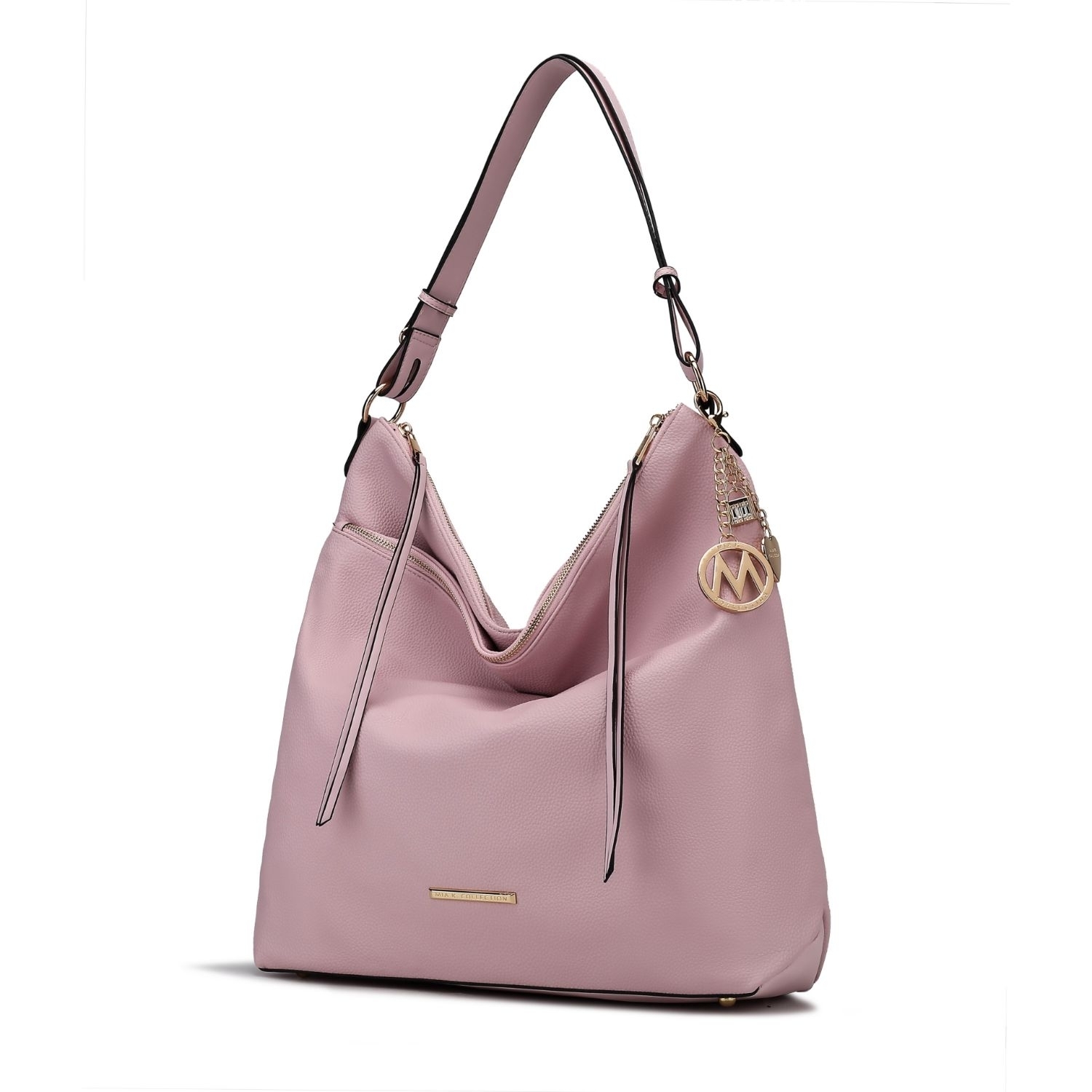 MKF Collection Elise Hobo Handbag By Mia K. - Pink