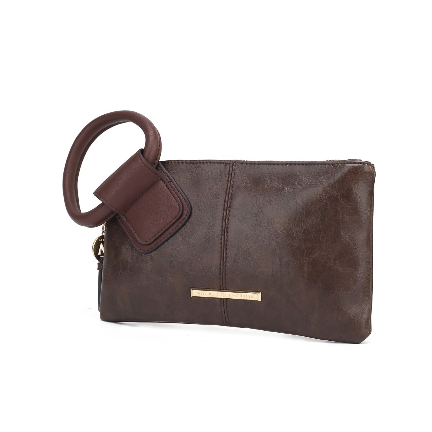 MKF Collection Simone Clutch Wristlet Handbag By Mia K. - Wine