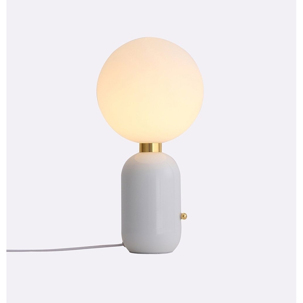 Aletha Table Lamp - White, Small