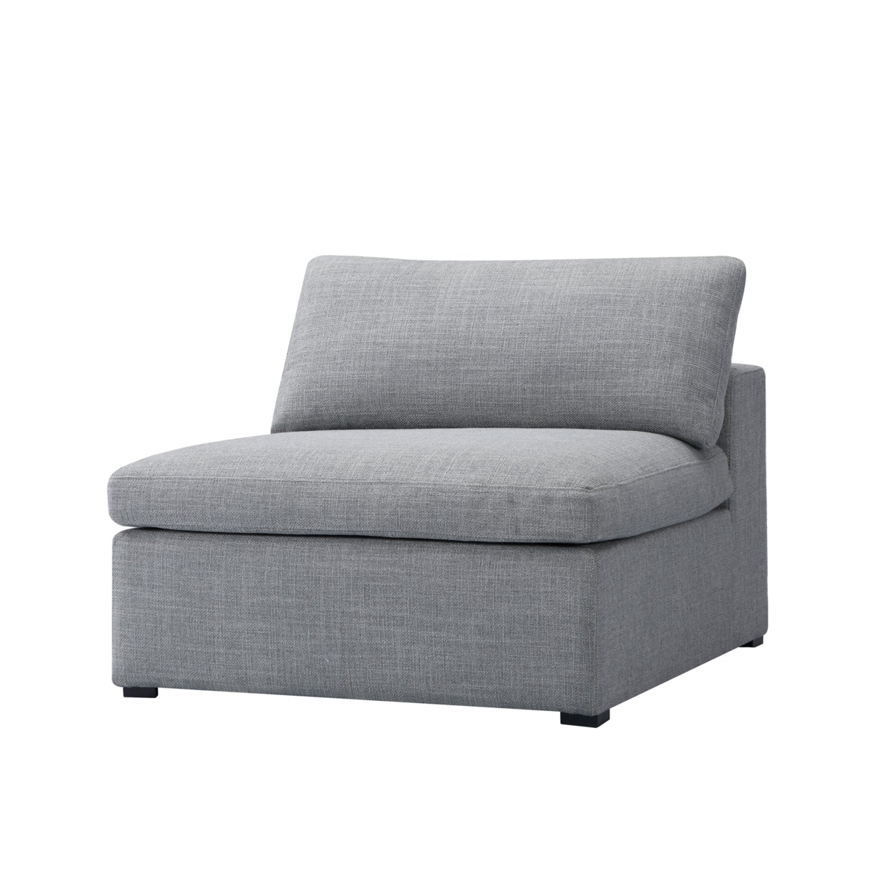 InÃ¨s Sofa - 1-Seater Single Module - Grey Fabric