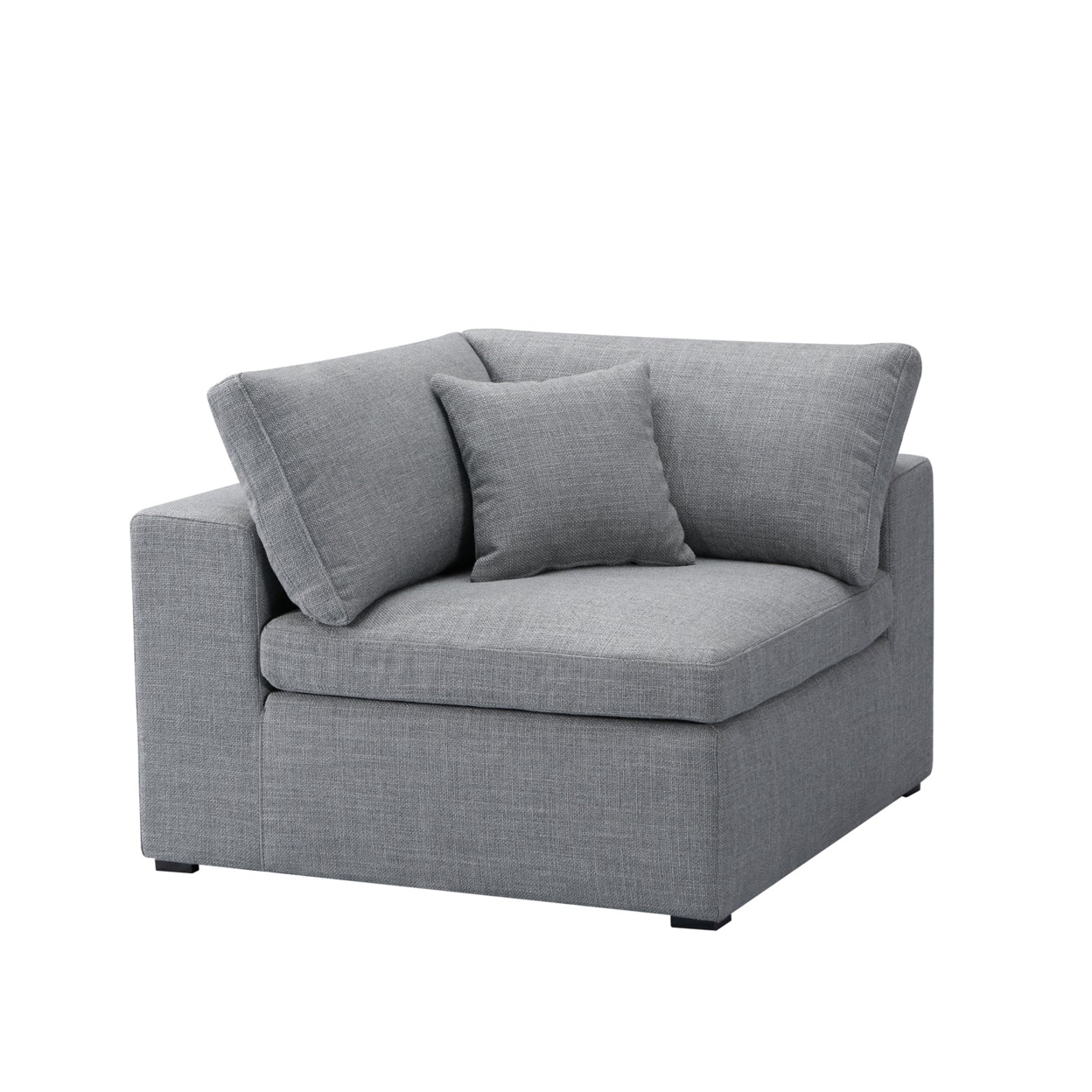 InÃ¨s Sofa - Corner Module - Grey Fabric