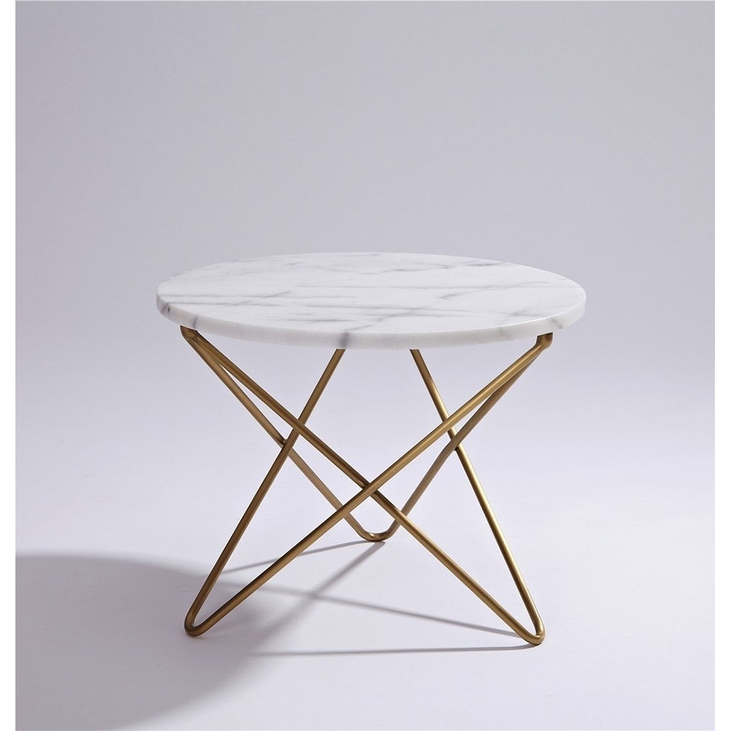 Manon Marble Coffee/Side Table - White Standard