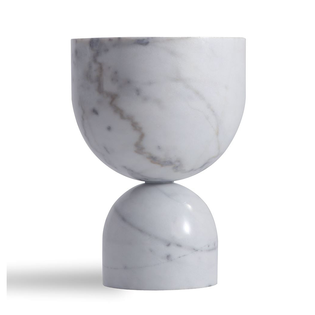 PÃ©nÃ©lope Side Table - White Marble
