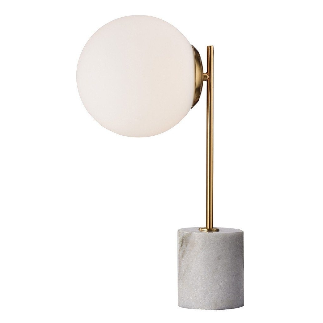 Tuva Marble Table Lamp - White