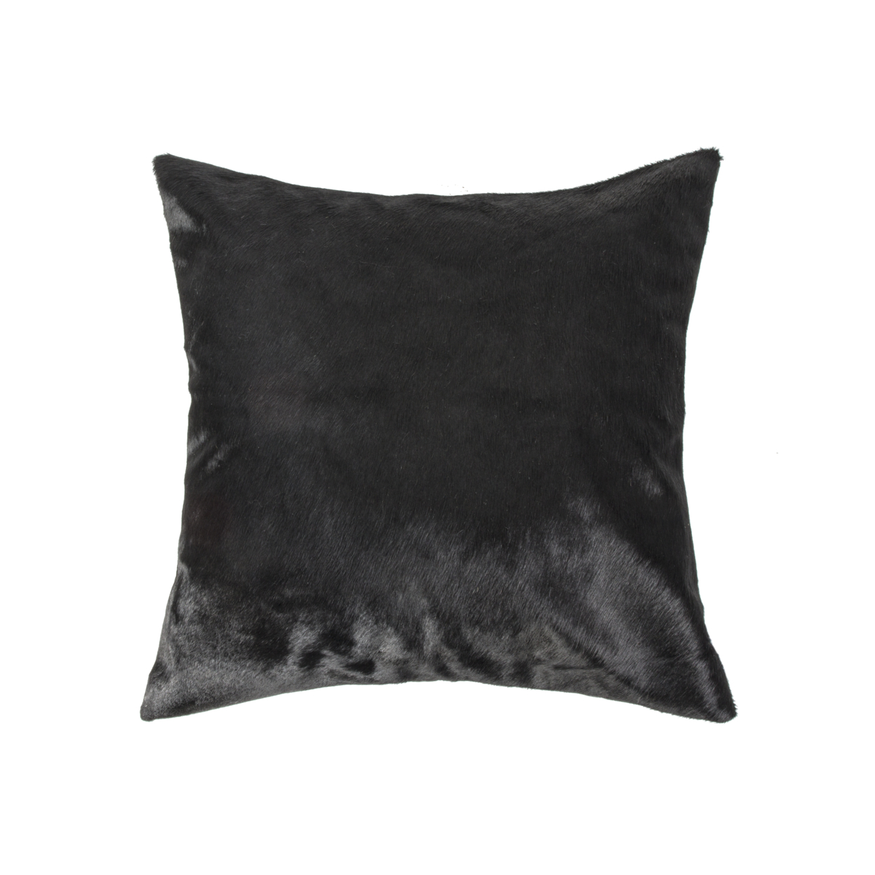 Torino Cowhide Pillow 18"x18" Black