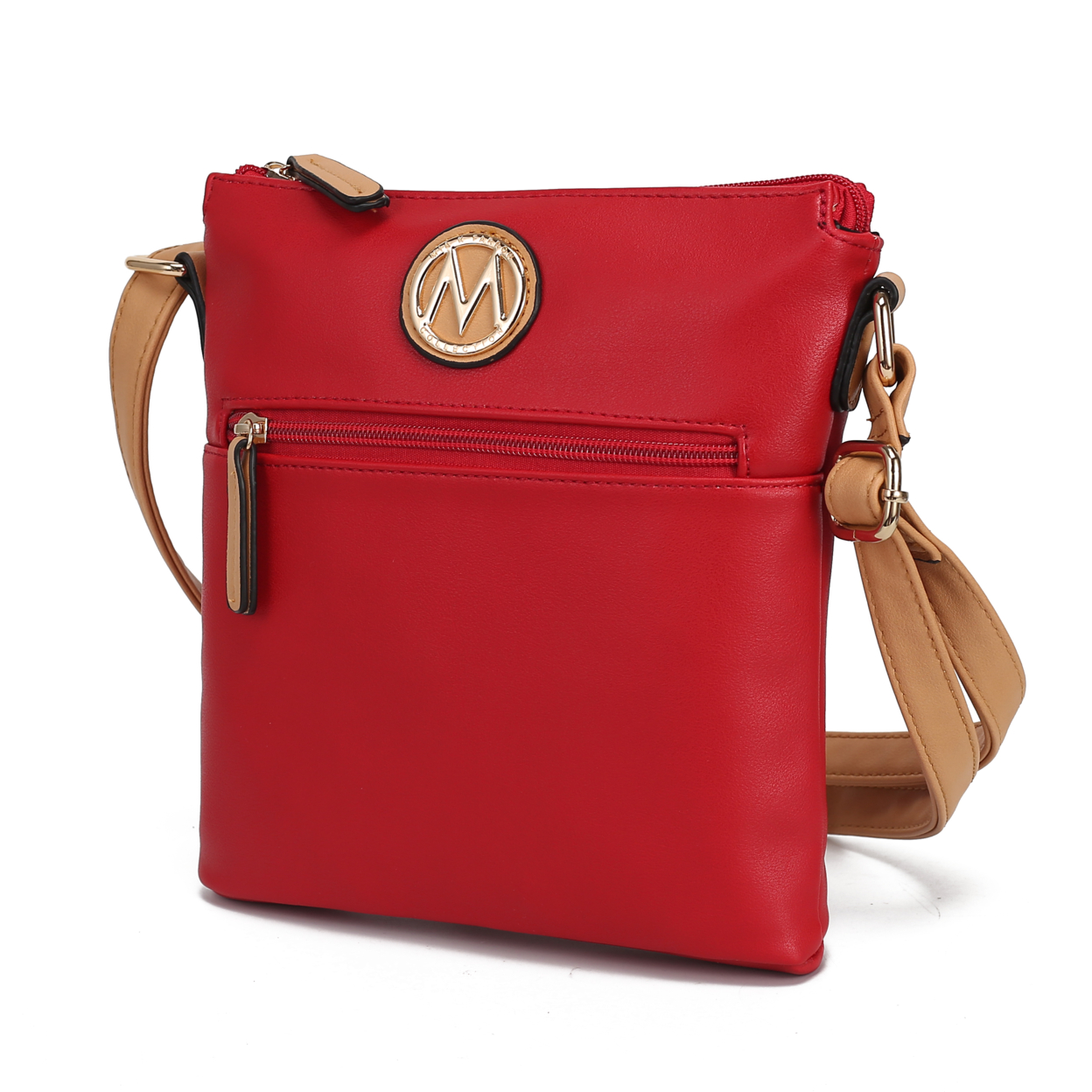 MKF Collection Frieda Crossbody Handbag By Mia K. - Coral/red