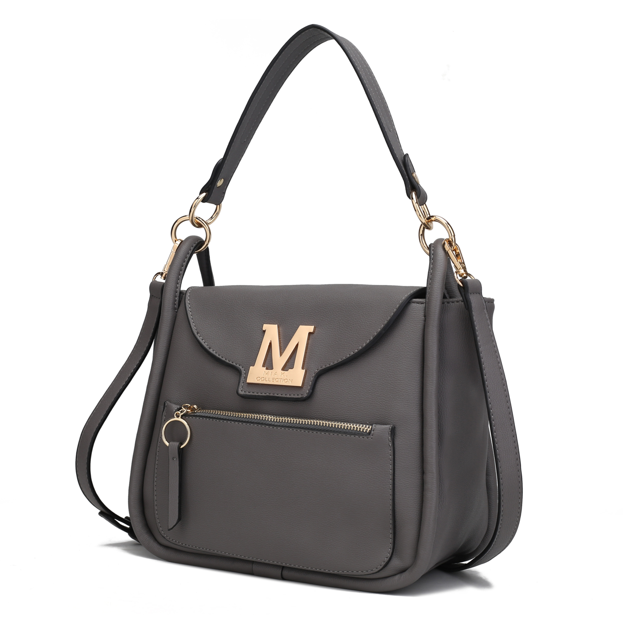 MKF Collection Chloy Shoulder Handbag By Mia K. - Olive