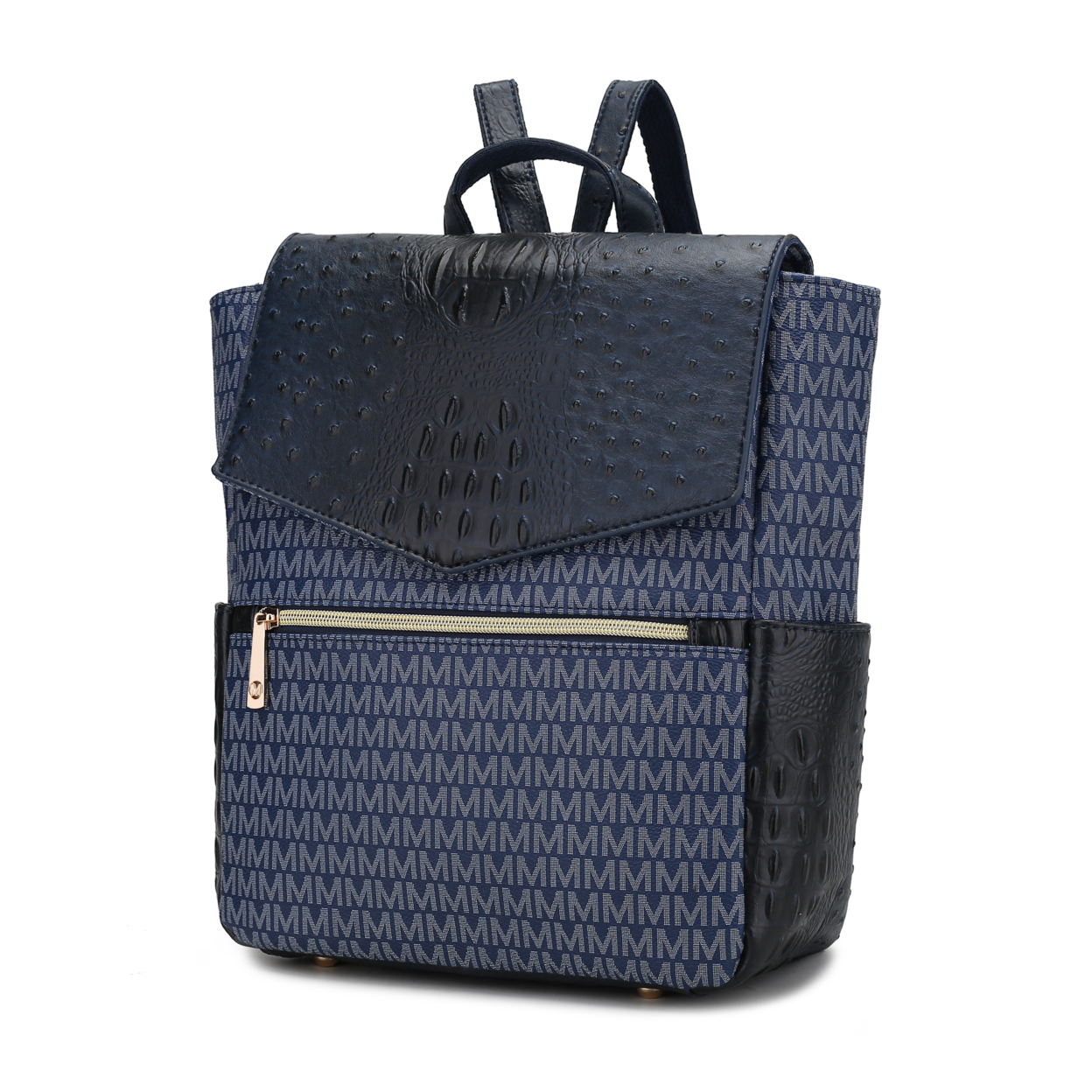 MKF Collection Leidy M Signature Croco Backpack - Black