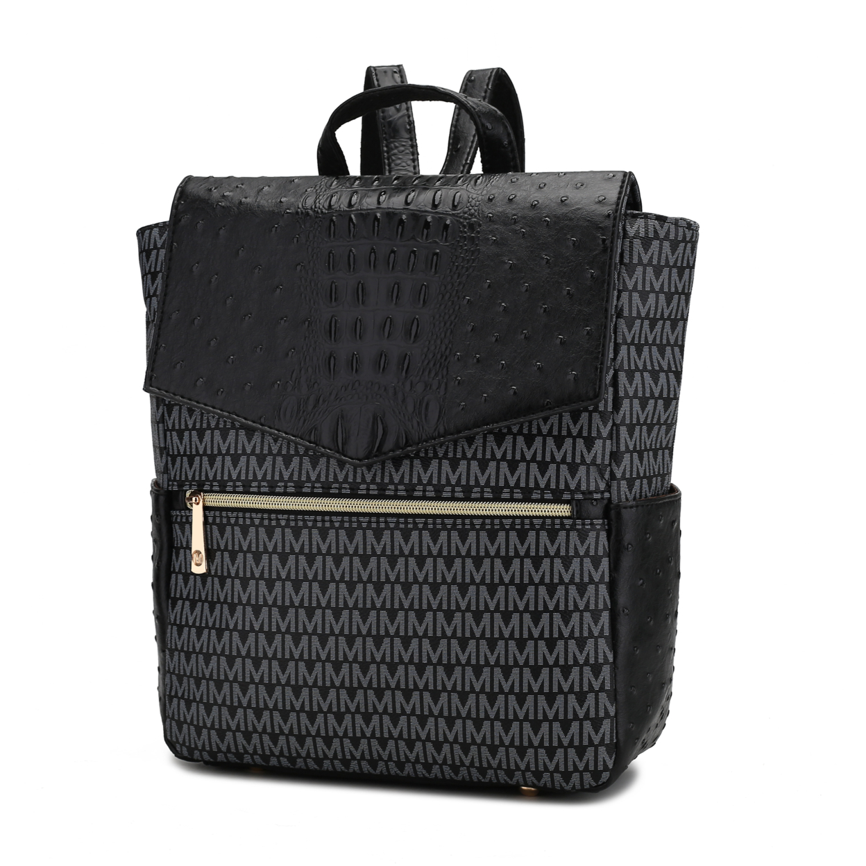 MKF Collection Leidy M Signature Croco Backpack - Black
