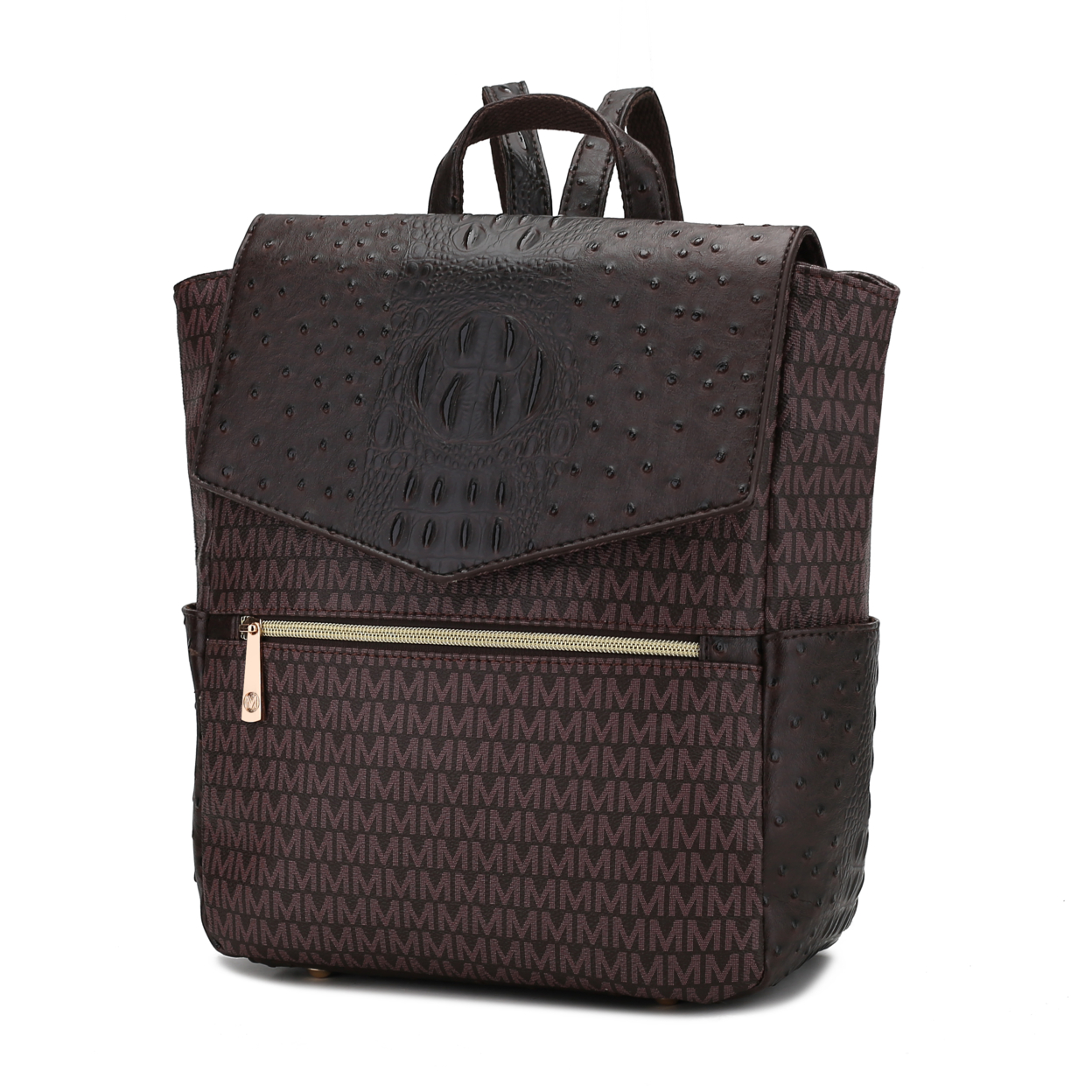 MKF Collection Leidy M Signature Croco Backpack - Brown