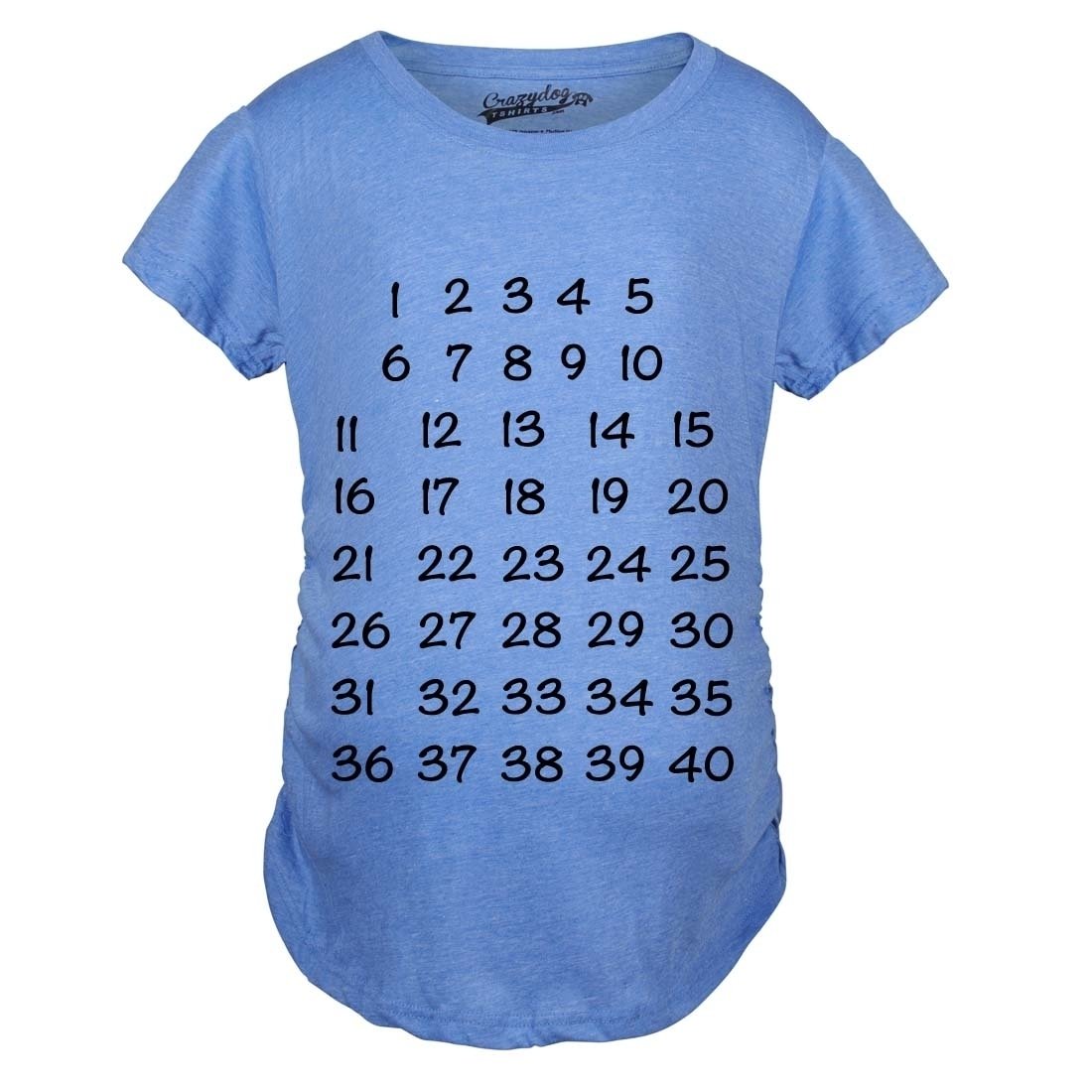 pregnancy countdown shirt