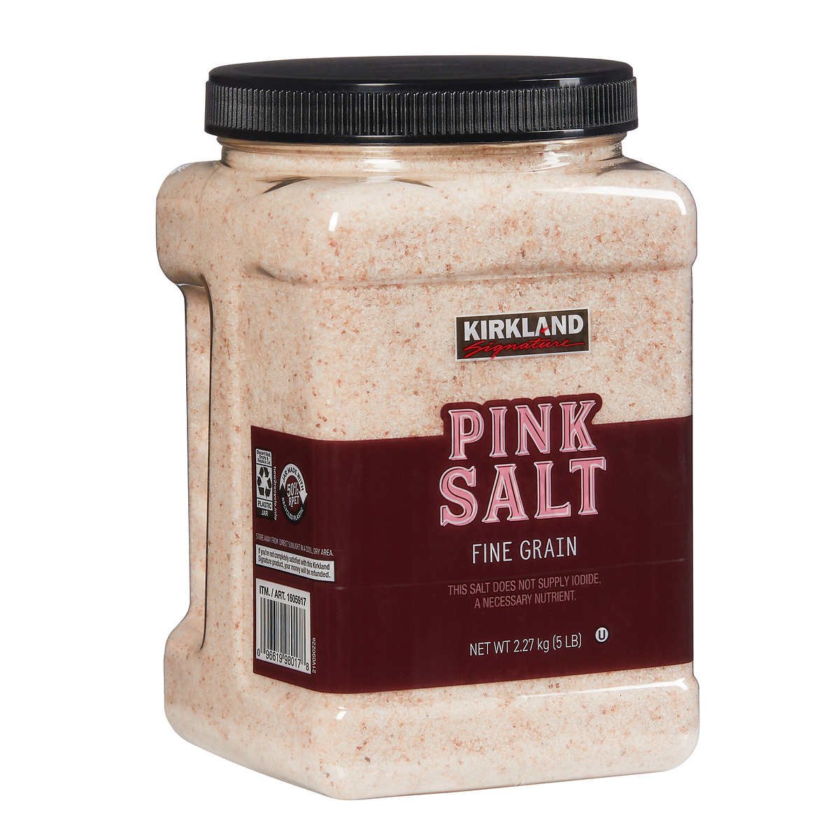 Kirkland Signature Pink Salt, Fine Grain, 5 Pounds