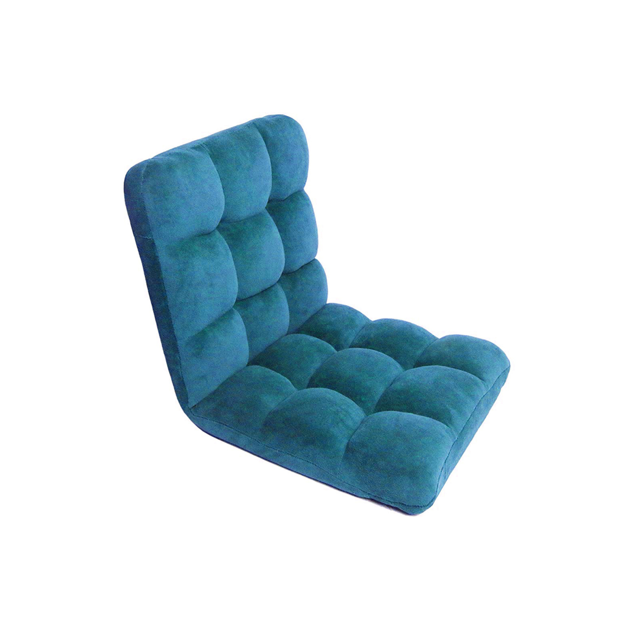 Clover Adjustable Recliner Memory Foam Armless Ergonomic Chair - Purple