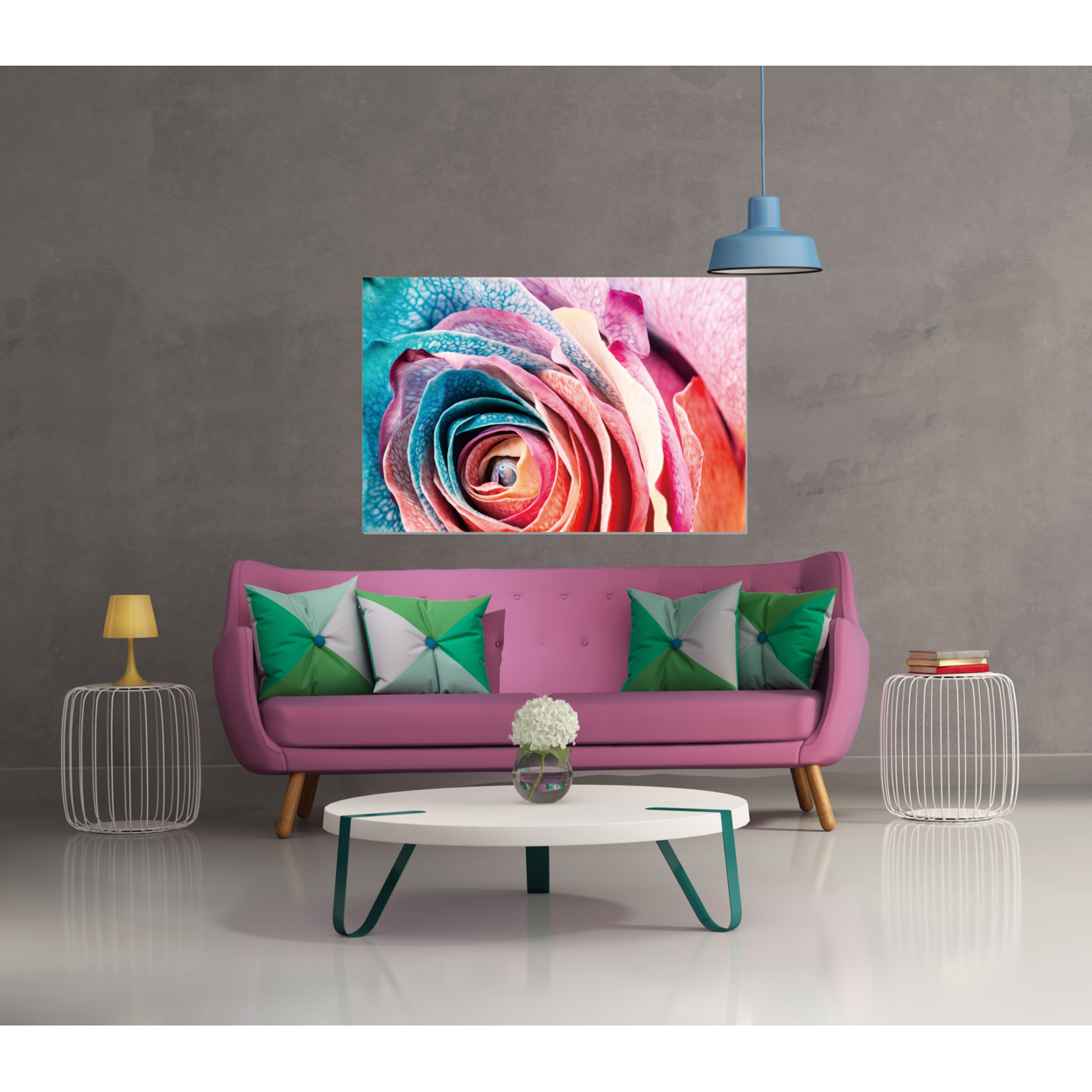 Rosalia Wrapped Canvas Wall Art Print 27.5x20 Inches
