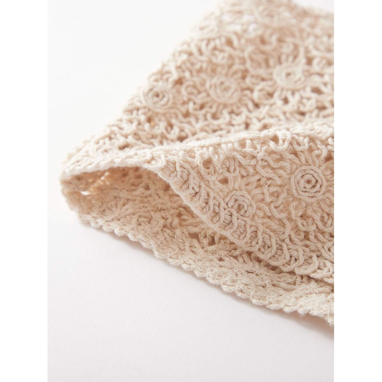 Solid Crochet Crop Cami Top