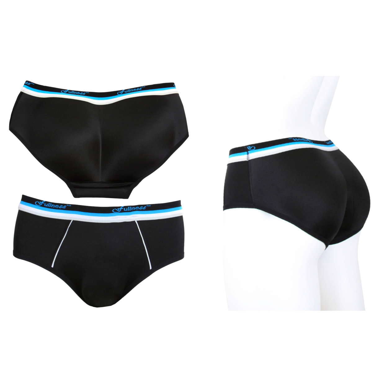 Men's Padded Butt-Enhancer Underwear - 2X