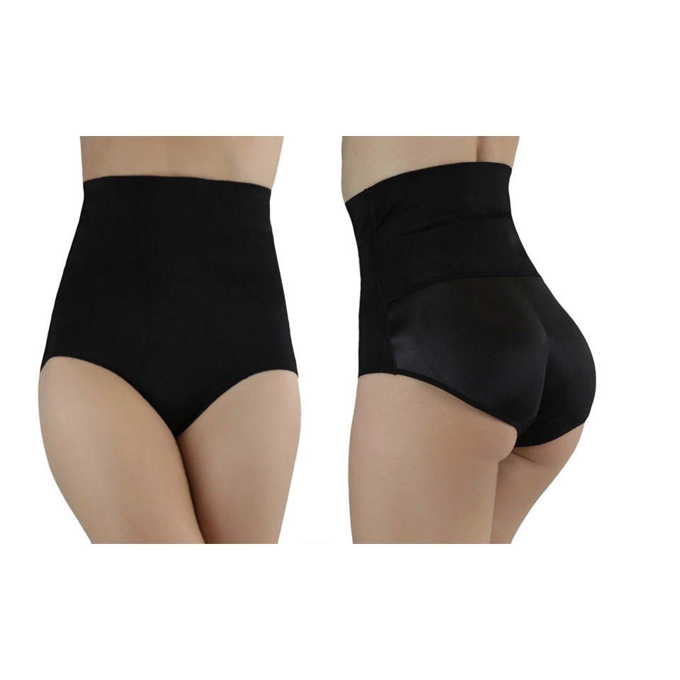Women's Pull On Waist Cinching Butt Booster - Black, XL