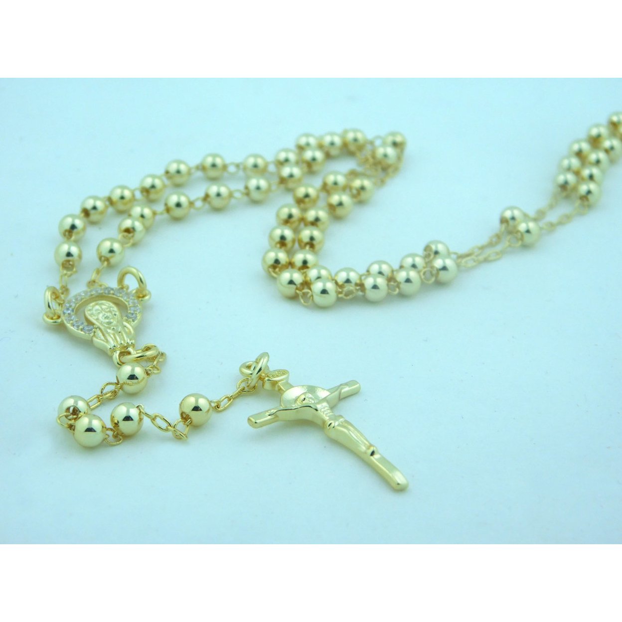 Rosary. Unisex In 18k Gold