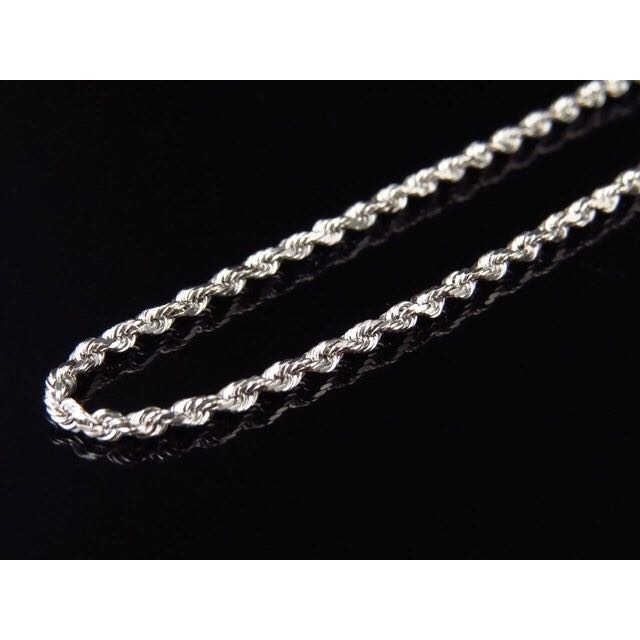 14k Gold Filled White Rope Chain Unisex