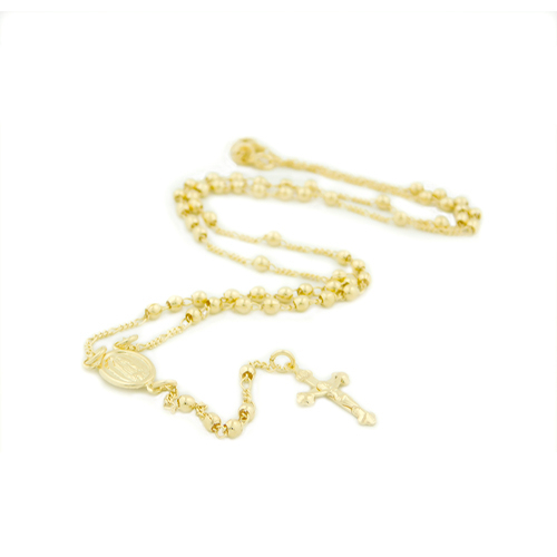 14K Gold Filled Guadalupe Rosary Unisex