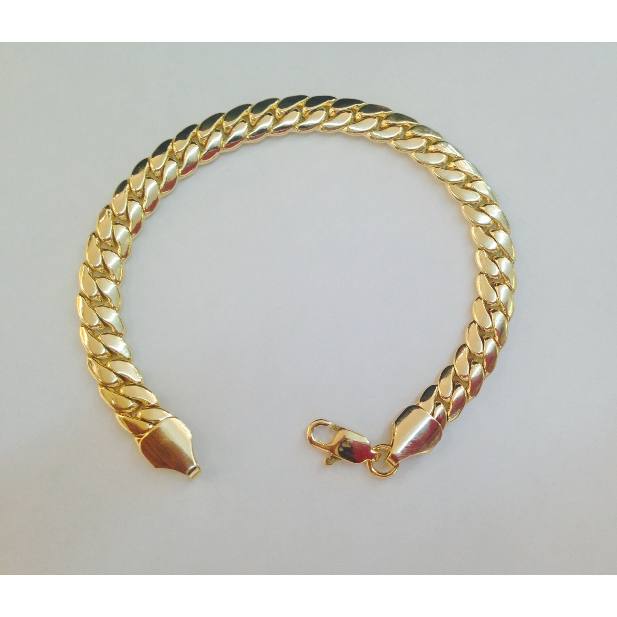 14k Gold Filled Miami Cuban Bracelet 8