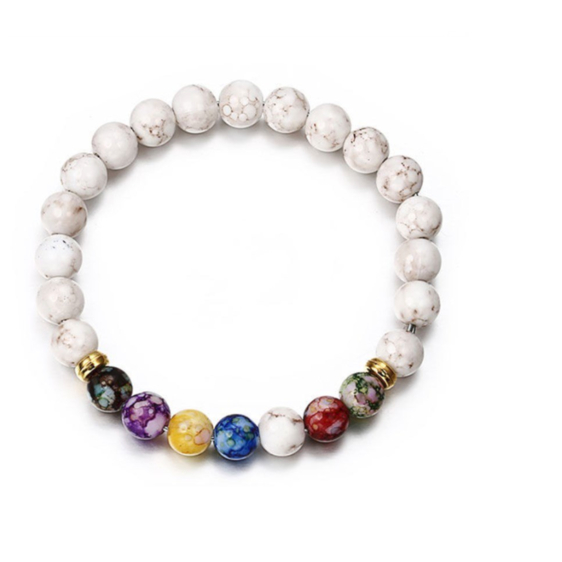 Natural Crystal Jewellery. Mandala Bracelet, Yoga Bracelet, Meditation Charm.