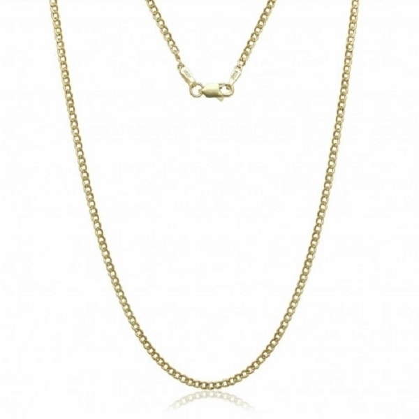 14k Yellow Gold Cuban Link Chain Necklace - Assorted Sizes - 18''