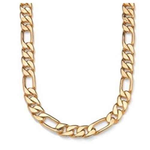 14k Gold Filled Figaro Link Chain Necklace 24''Men Women Teen