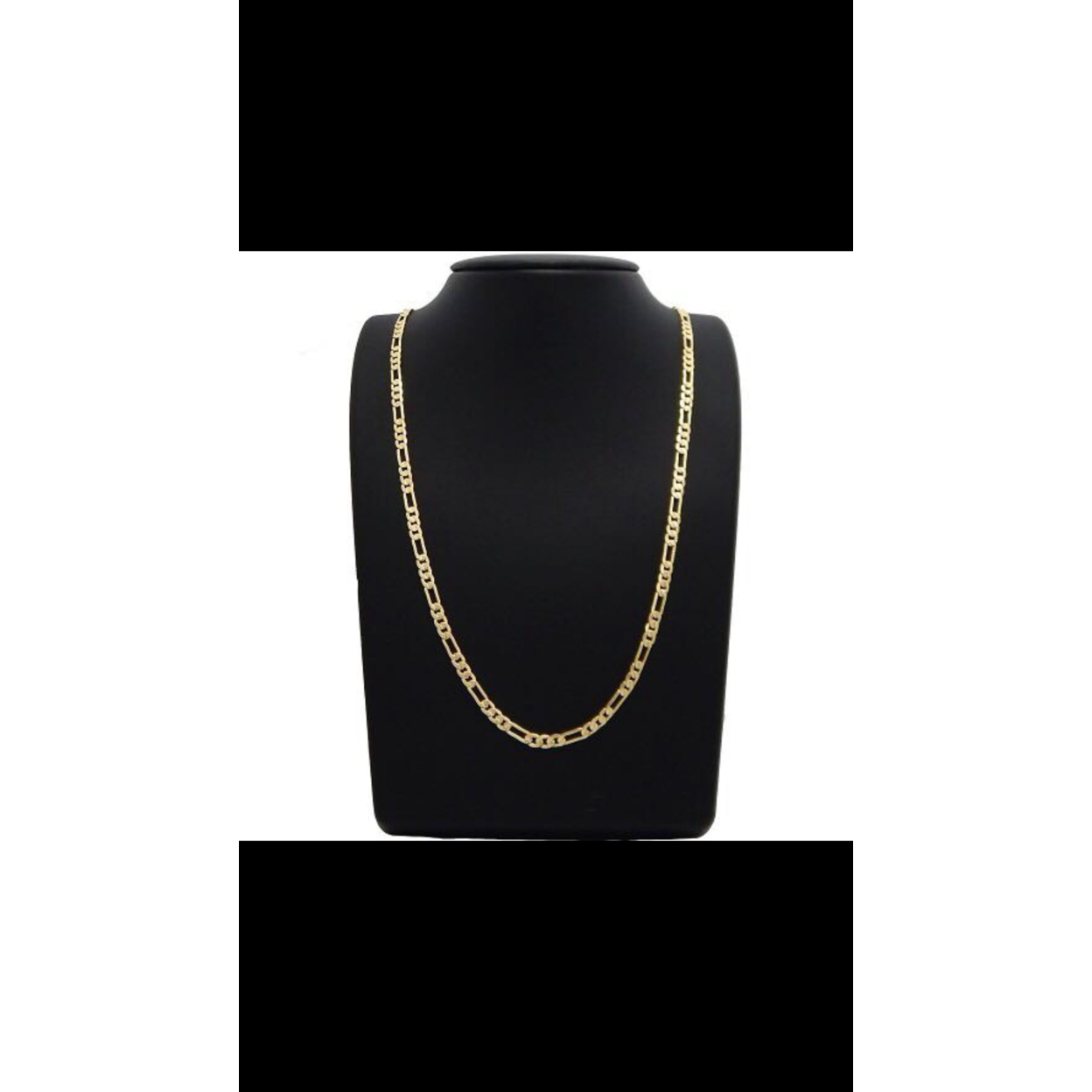 14K Gold Filled Figaro Chain 24