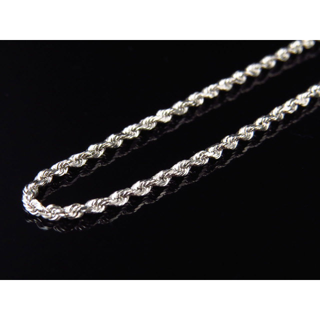 White Gold Rope Chain 3MM