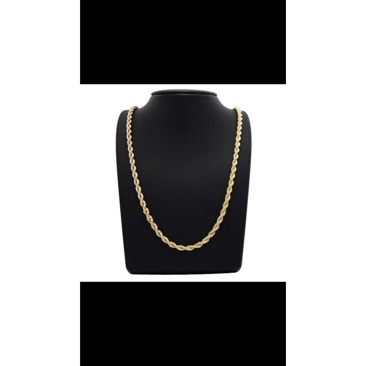 14K Gold Filled Rope Chain Unisex 24''
