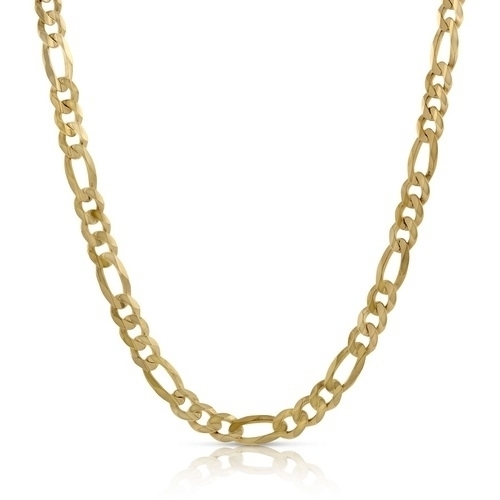 14k Gold Filled Figaro Link Chain Necklace 24''Men Women Teen