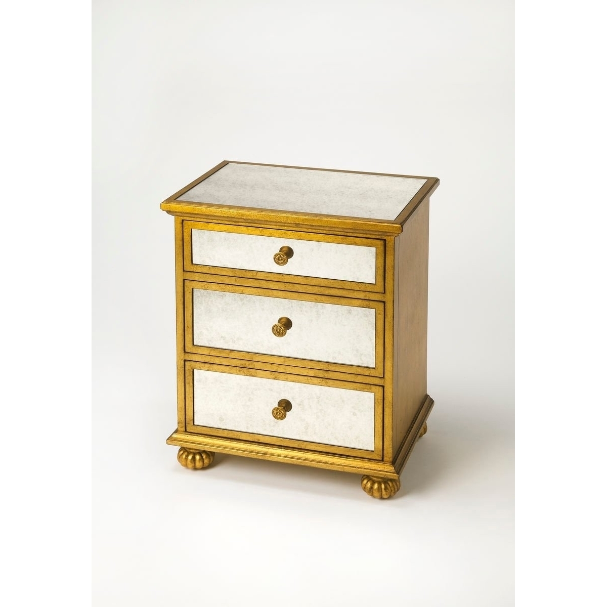 Butler Grable Gold Leaf Accent Chest