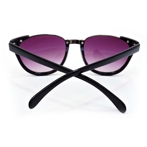 Clubmaster Semi Frame Black Tortoise Women's Fashion Sunglasses - Tortoise