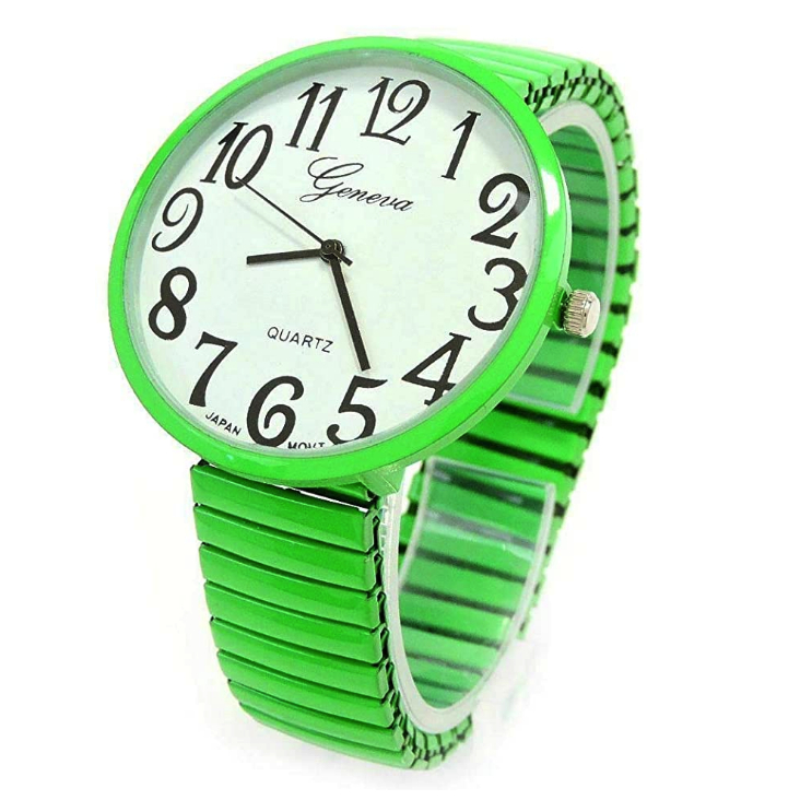 CLEARANCE SALE - Lime Super Large Face Extension Band Watch