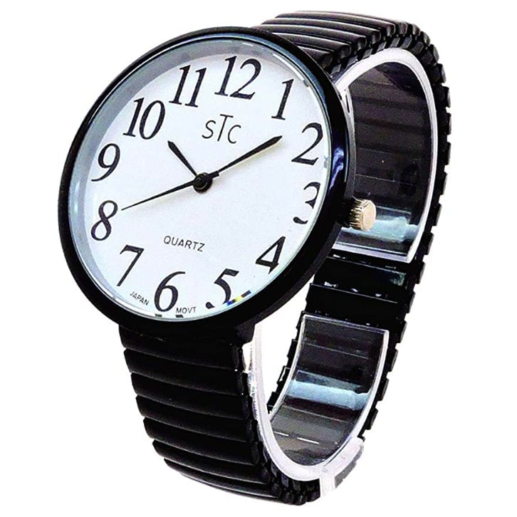 CLEARANCE SALE - Super Large Face Extension Band Black Watch (STC)