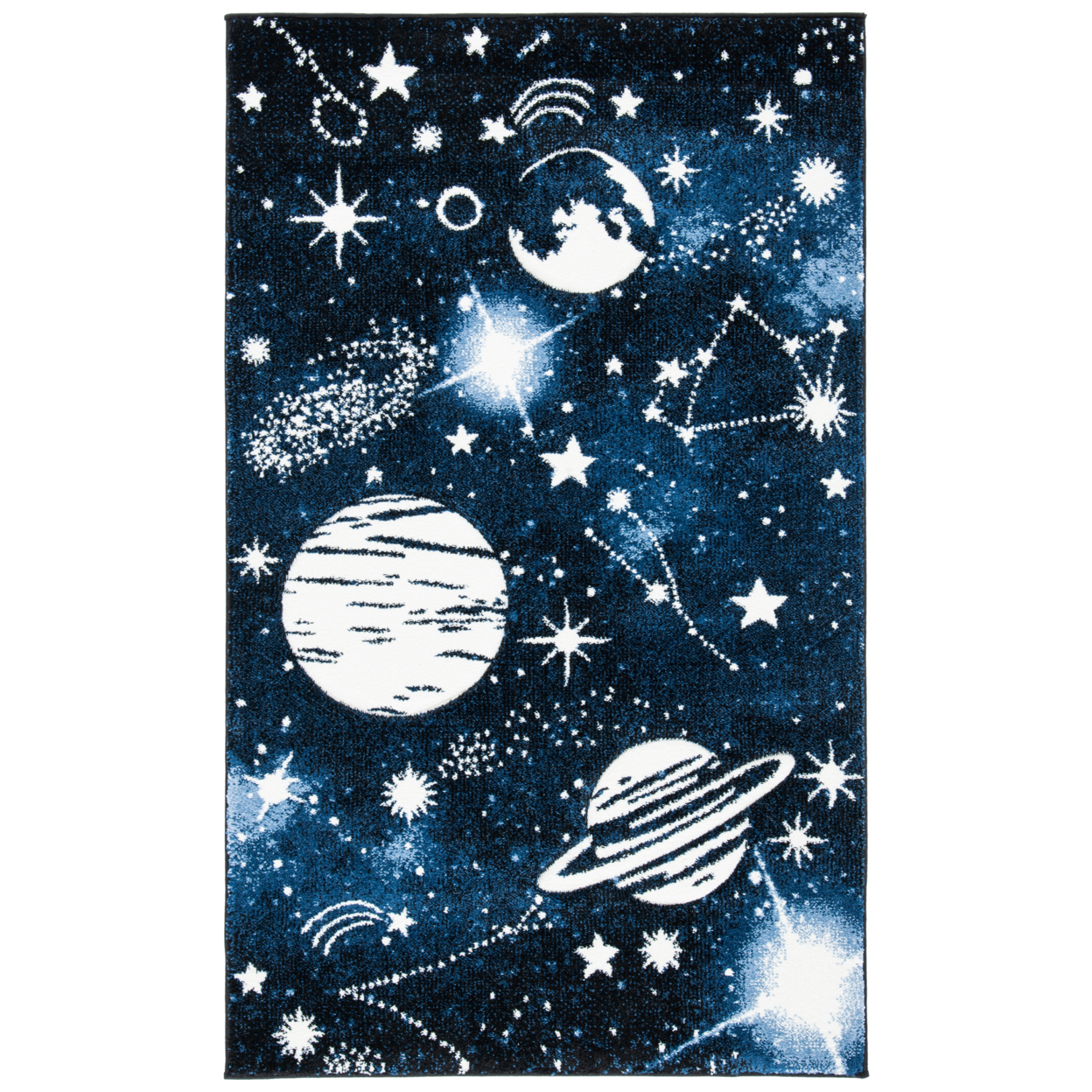 Safavieh Carousel Kids Collection Crk122m Outer Space Area Rug 4' X 6' Dark  B... for sale online eBay