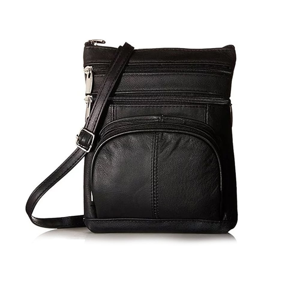 Ultra-Soft Genuine Leather Crossbody Bag Multiple Colors