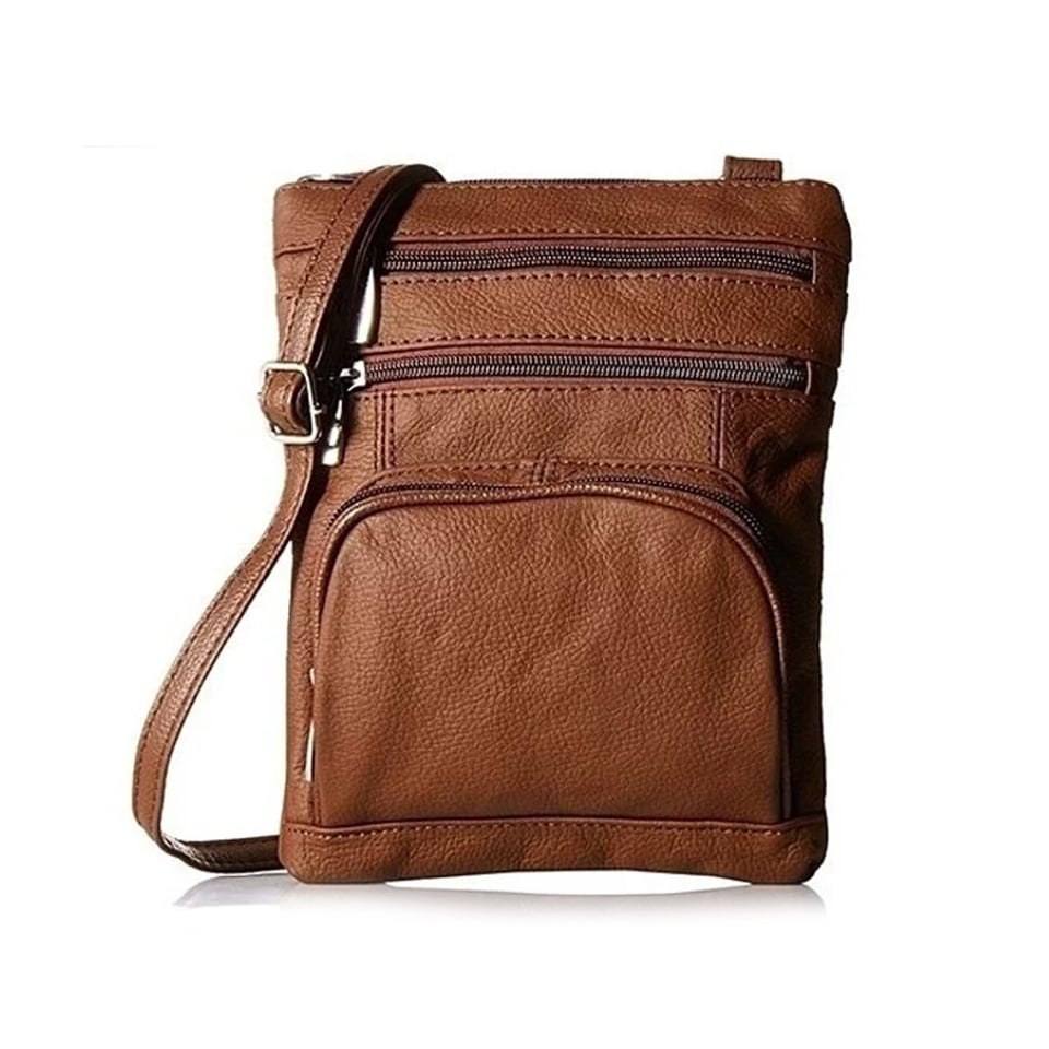 Ultra-Soft Genuine Leather Crossbody Bag Multiple Colors