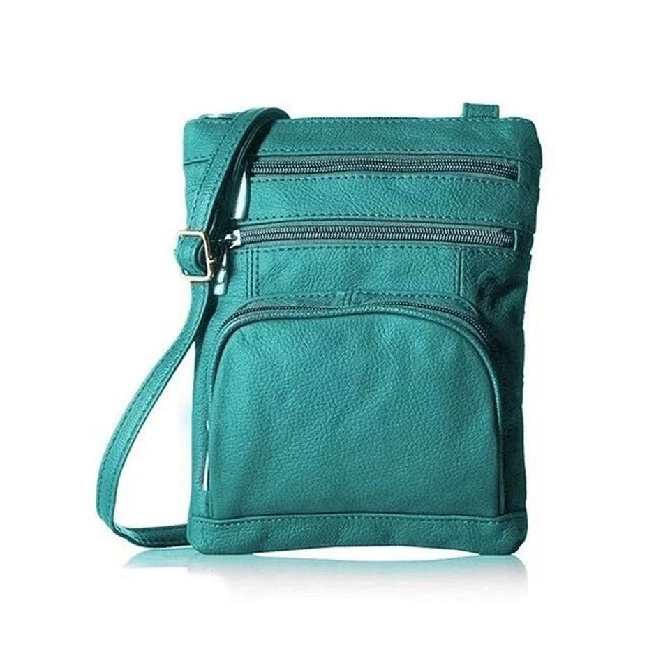 Ultra-Soft Genuine Leather Crossbody Bag Multiple Colors