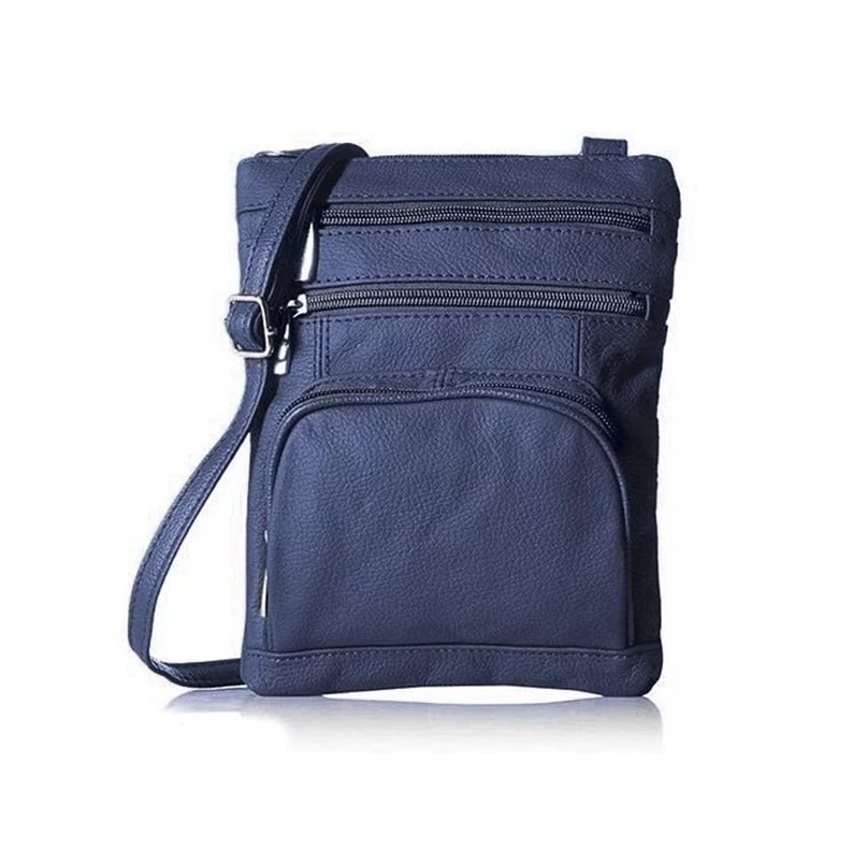 ultra soft genuine leather crossbody bag