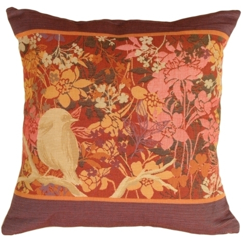 Pillow Decor - Chickadee Garden Bird Pillow