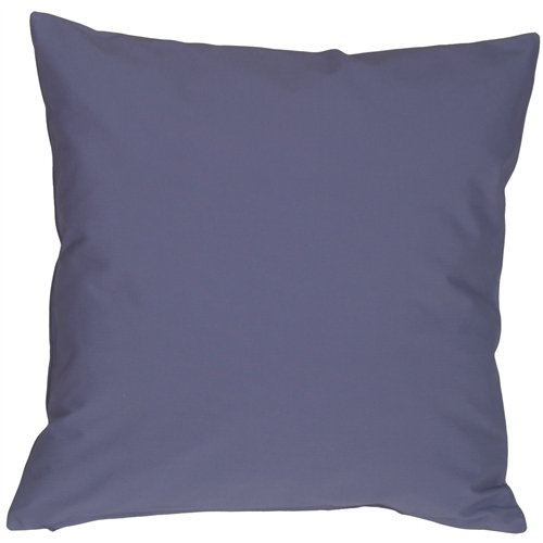 Pillow Decor - Caravan Cotton Denim Blue 16x16 Throw Pillow